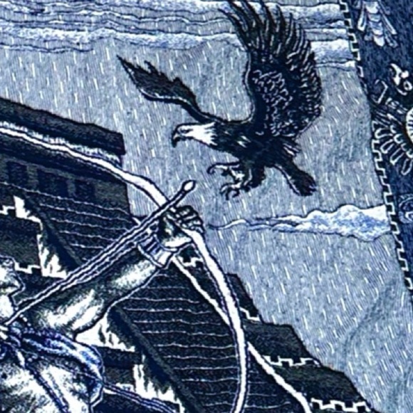 Stunning Myan Montezuma And Aztec Pyramid Blanket/Throw - Picture 3 of 9